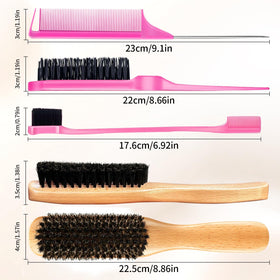 Goiple tools beside everyday hair products on a bathroom counter for convenience