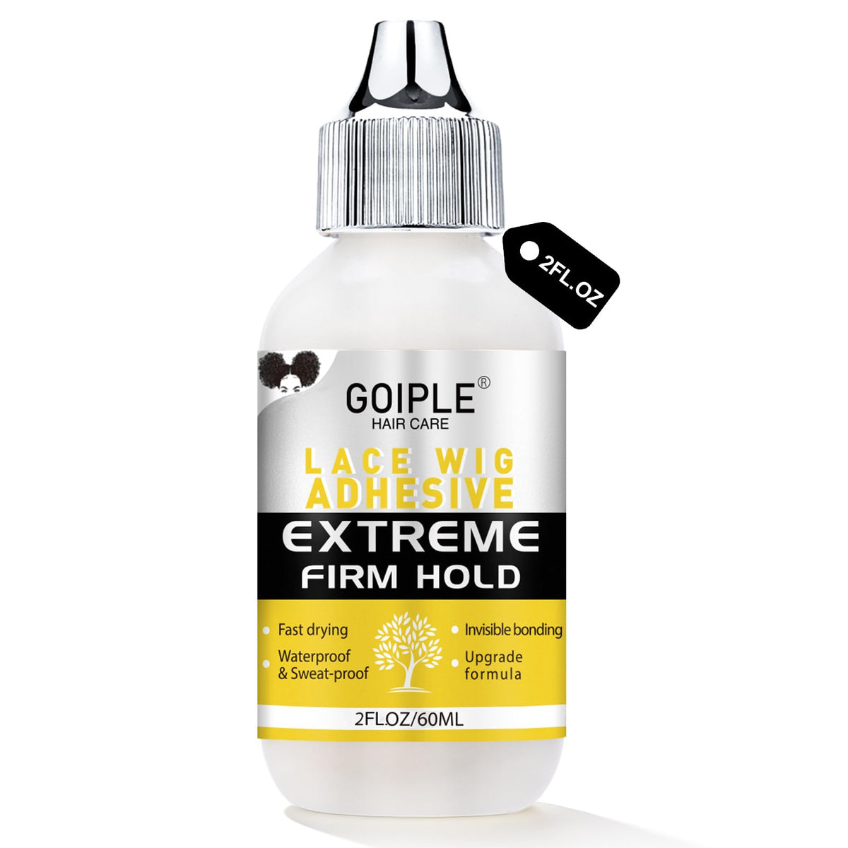 Goiple front packaging showing 2 oz bottle and benefits
