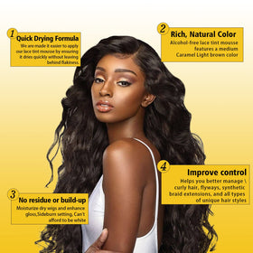 Goiple wig on model in lifestyle shot highlighting confident natural look