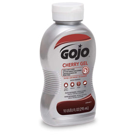 GOJO cherry gel pumice texture close-up showing pumice particles for effective scrubbing