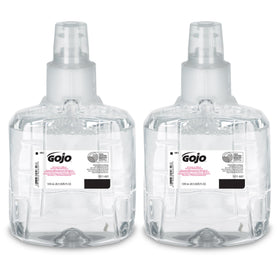GOJO clear & mild front label showing product identity and benefits