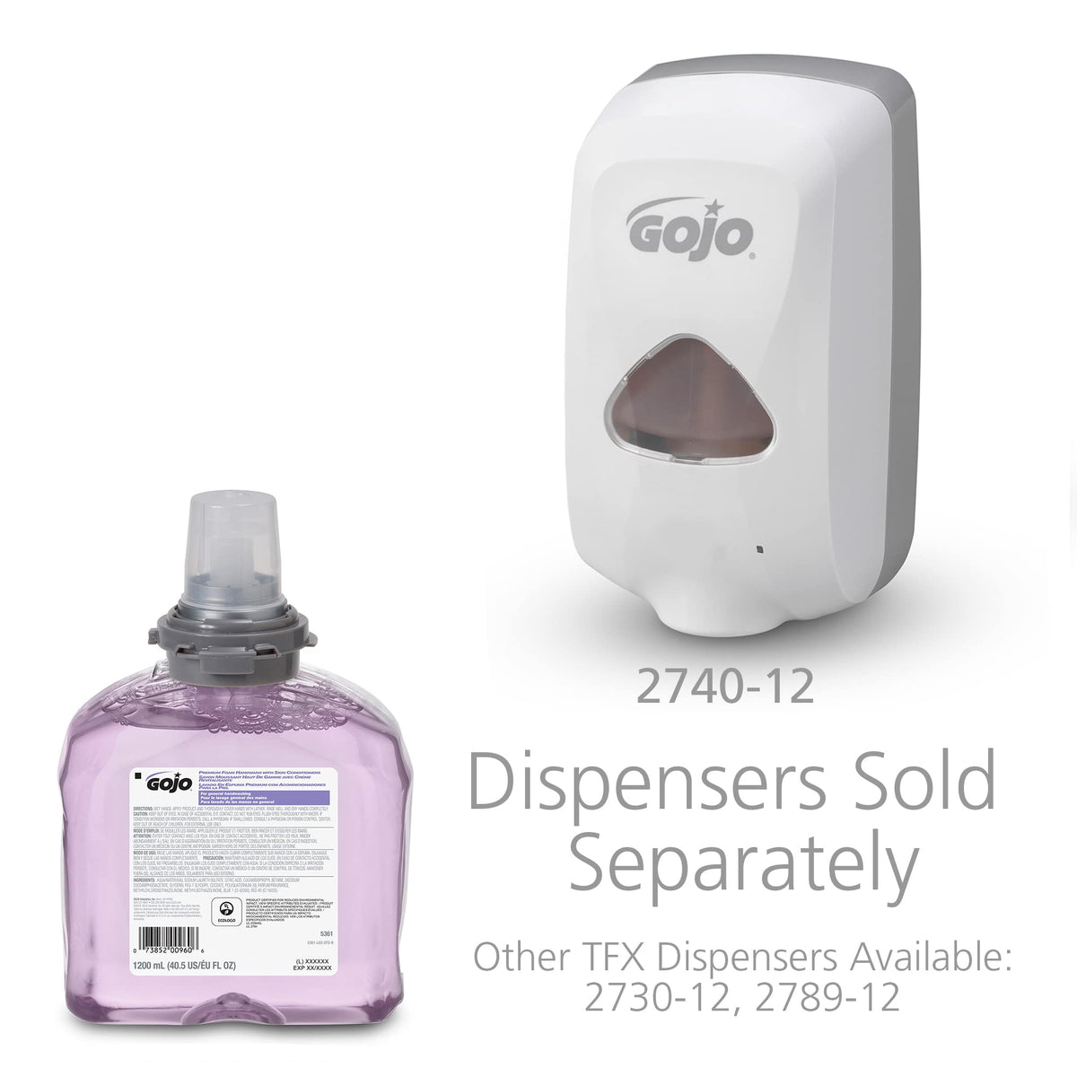 GOJO foam texture in hand demonstrating creamy foam and gentle-skin benefit