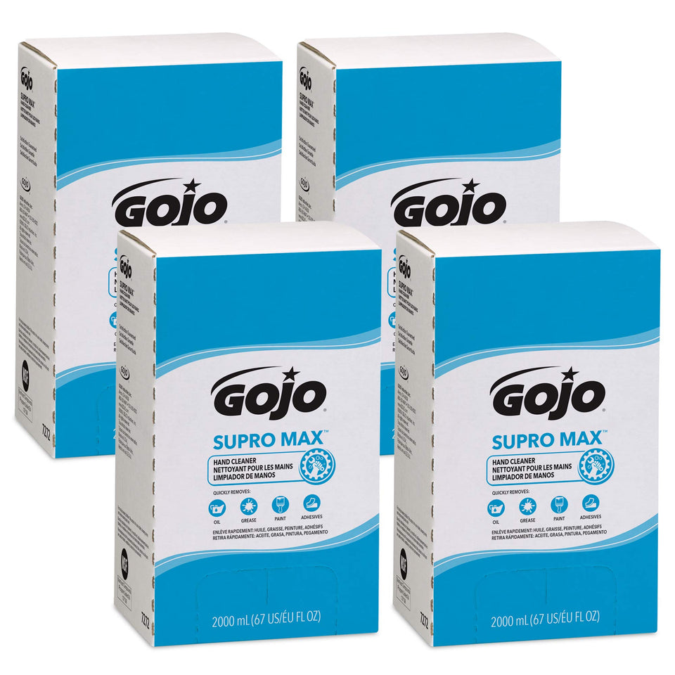 GOJO SUPRO MAX front packaging showing label and citrus scent benefit