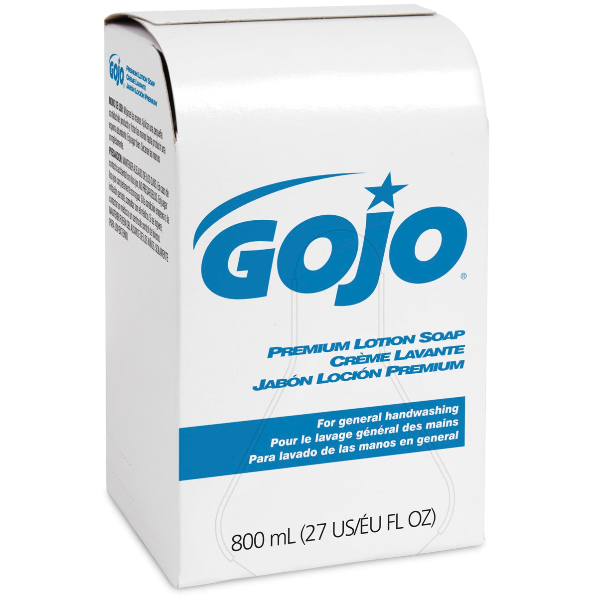 GOJO lotion texture closeup showing smooth formula that conditions skin