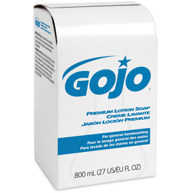 GOJO lotion texture closeup showing smooth formula that conditions skin