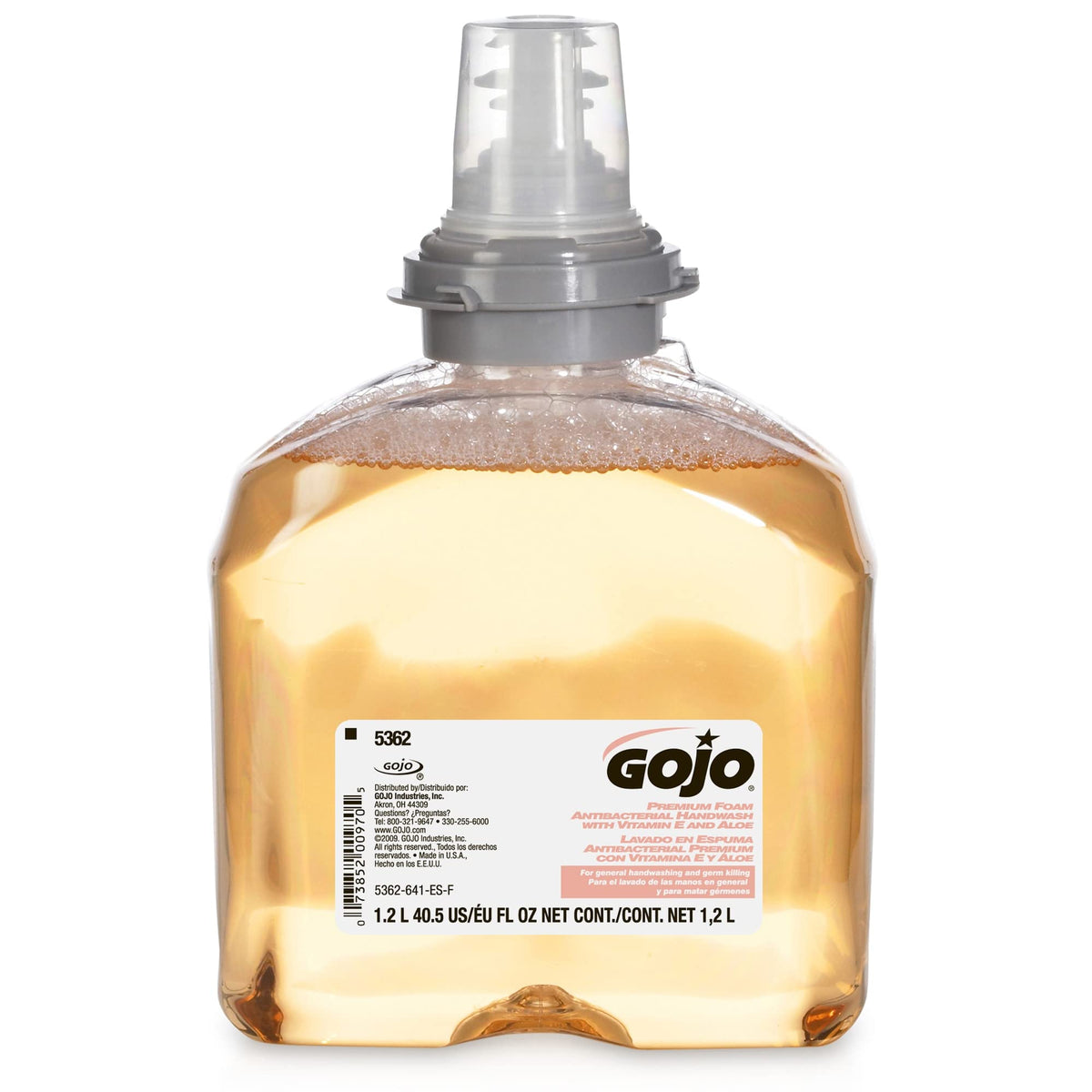 GOJO TFX close-up of sanitary valve highlighting clean dispensing benefit