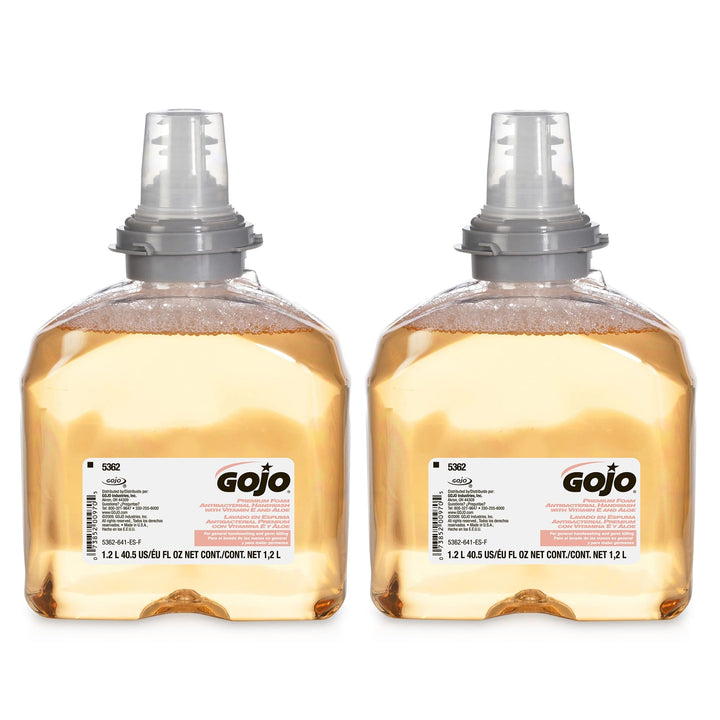 GOJO TFX front packaging showing refill and fresh fruit scent benefit