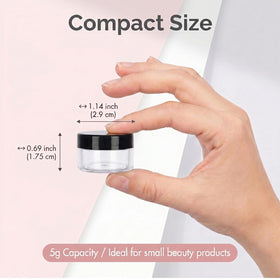 GOLACKY close-up of transparent jar body highlighting clarity and durability