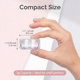 GOLACKY jar filled with lip balm top view for easy application benefit