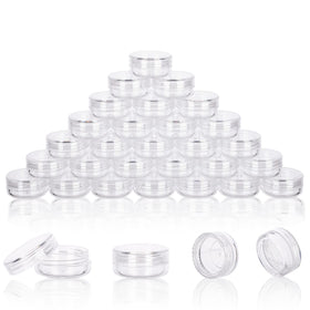 GOLACKY front view clear sample jars showing neat storage benefit
