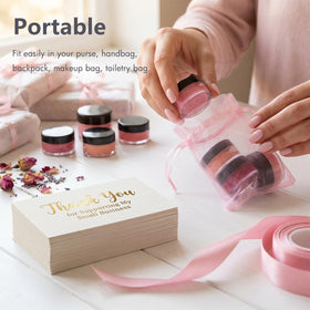GOLACKY jars filled with glitter illustrating craft storage convenience
