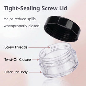 GOLACKY threaded screw lid detail showing secure seal for leak prevention