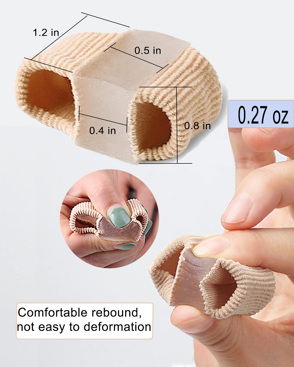 Golbylicc worn on foot showing secure fit and comfort