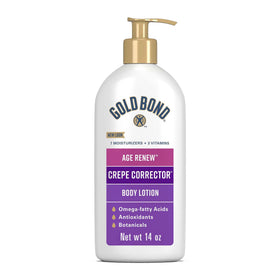 Gold Bond front packaging showing 14 oz bottle and smoothing benefit