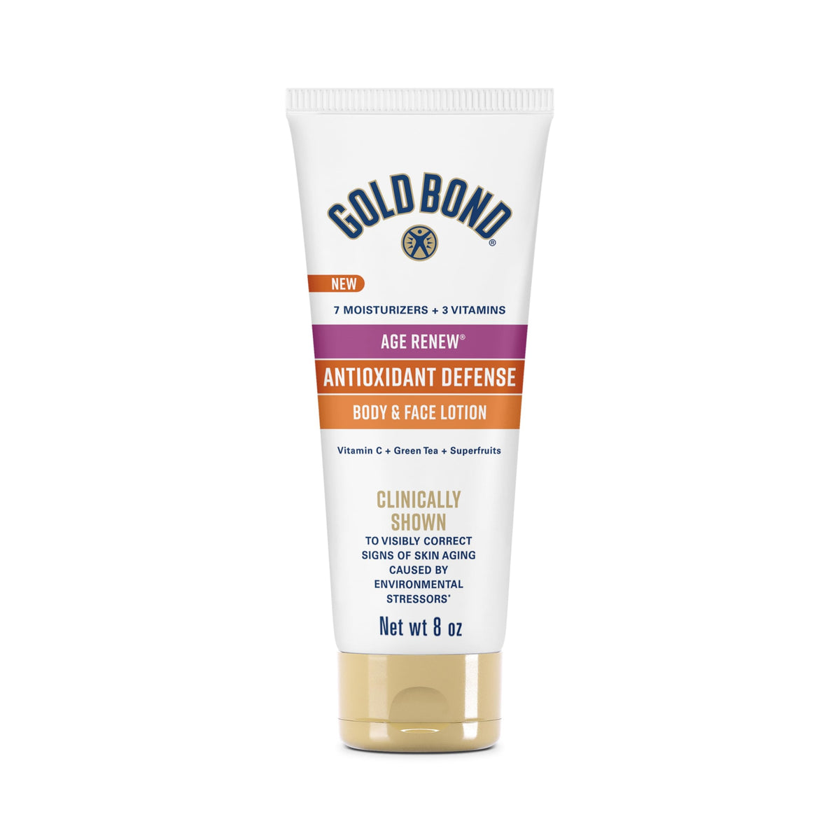 Gold Bond front packaging showing brightening lotion benefits