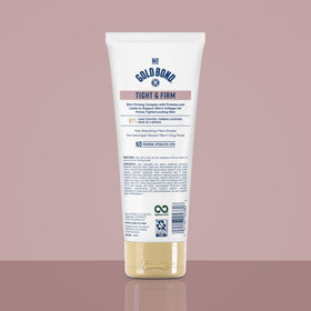 Gold Bond dispensing pump showing lotion texture and controlled application benefit
