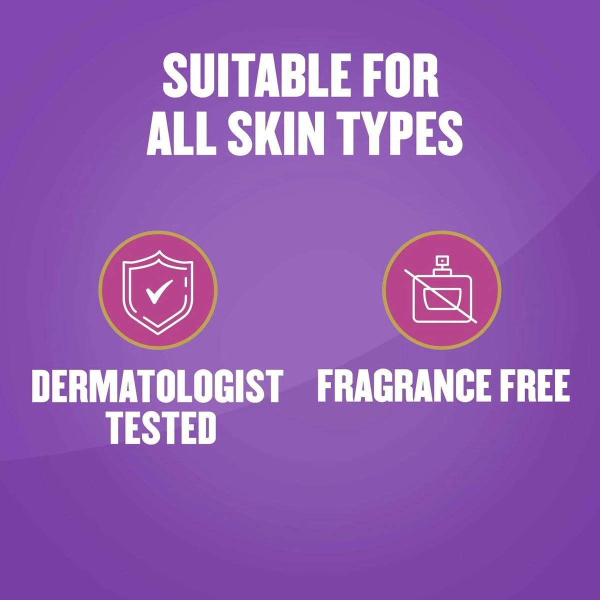 Gold Bond bottle staged in bathroom lifestyle scene supporting daily routine