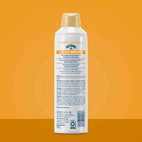 Gold Bond spray texture on skin demonstrating invisible finish