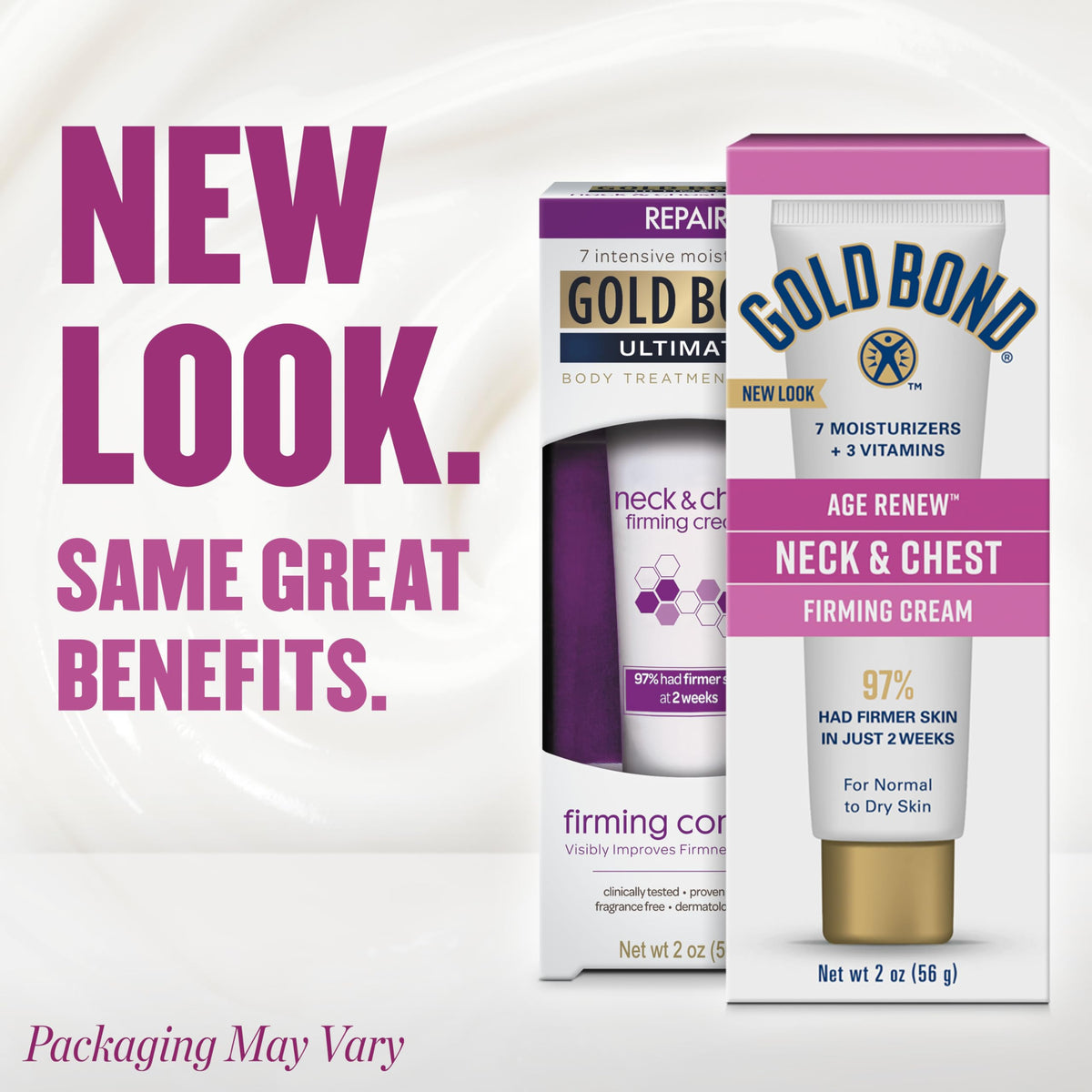 Gold Bond cream texture close-up displaying smooth, non-greasy consistency