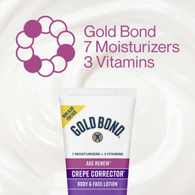 Gold Bond botanicals and antioxidants flatlay showing natural support