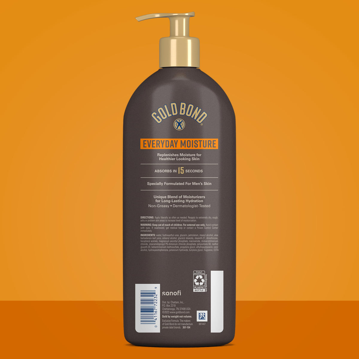 Gold Bond close-up of lotion texture illustrating fast-absorbing formula