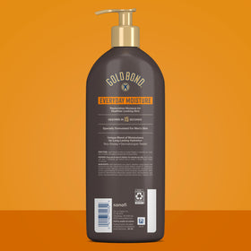 Gold Bond close-up of lotion texture illustrating fast-absorbing formula