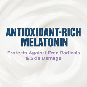 Gold Bond used on face and neck delivering overnight hydration benefit