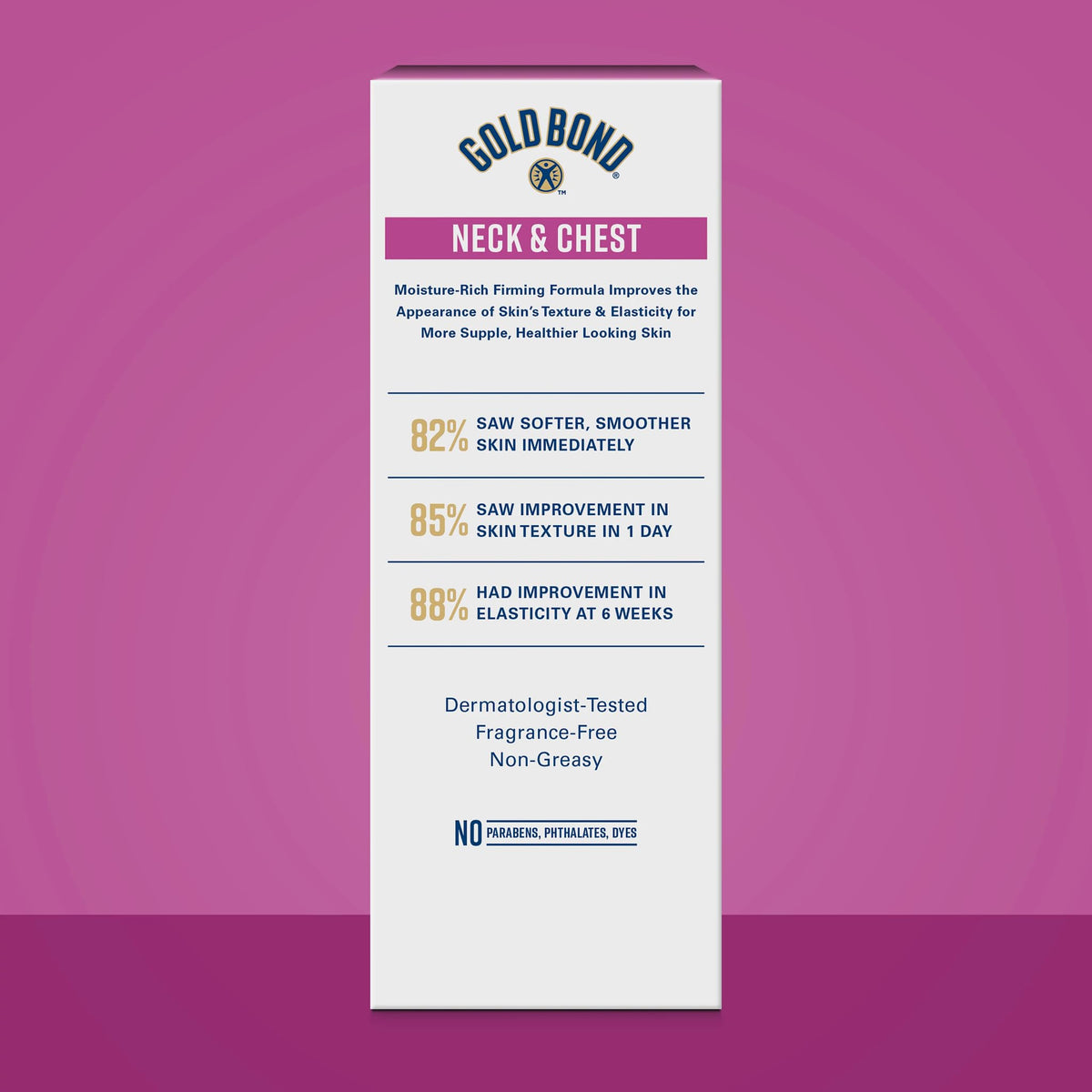 Gold Bond open tube showing cream texture for quick absorption benefit