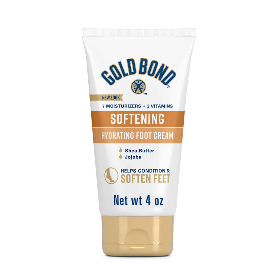 Gold Bond front tube image showing label and 4 oz size for quick identification and benefit