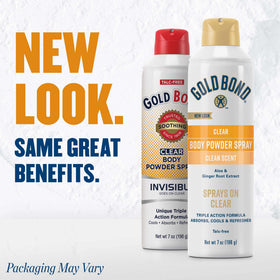 Gold Bond clear spray nozzle close-up for precise application