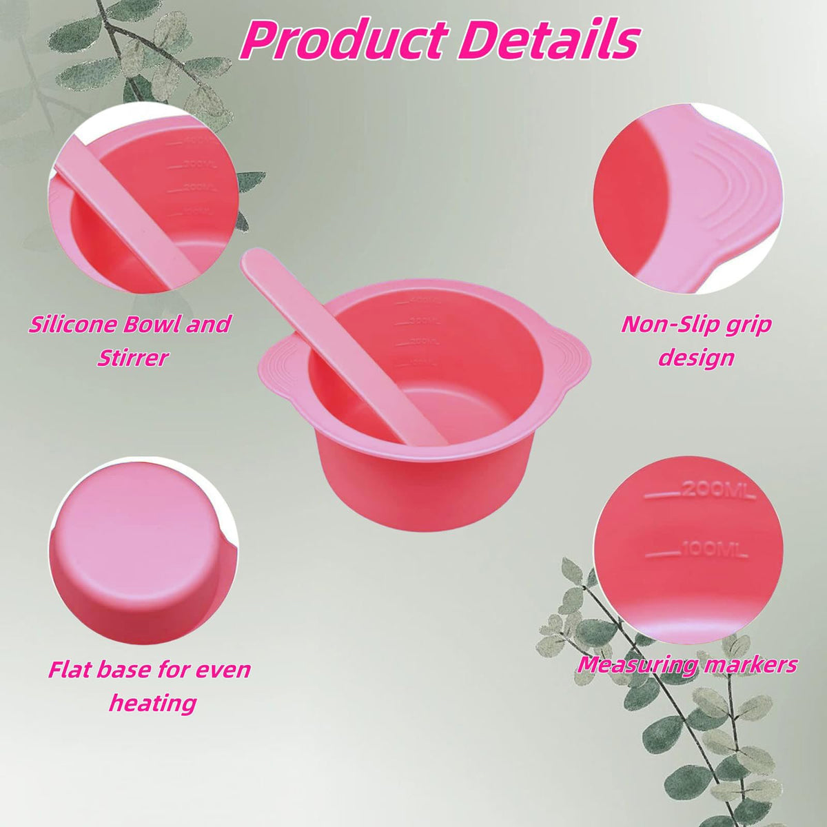 GoldenLife anti-scald handles and measurement marks for safe, precise wax portioning benefit