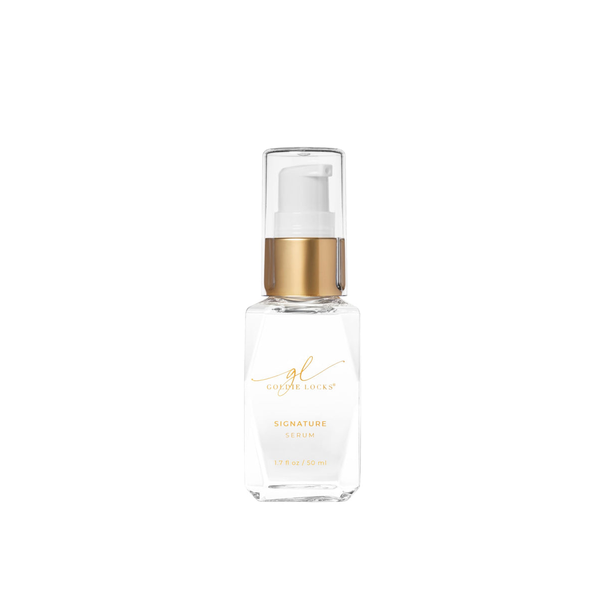 Goldie Locks front bottle showing sleek packaging and clear product benefit