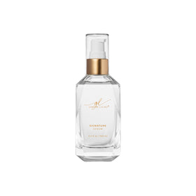 Goldie Locks front packaging showing serum bottle and brand shine benefit