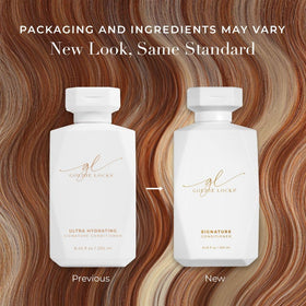 Goldie Locks texture close-up of creamy conditioner showing light hydration