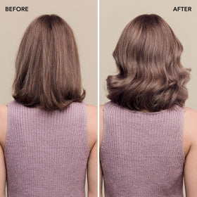 Goldwell Luminescine technology graphic highlighting shine boost for vivid color