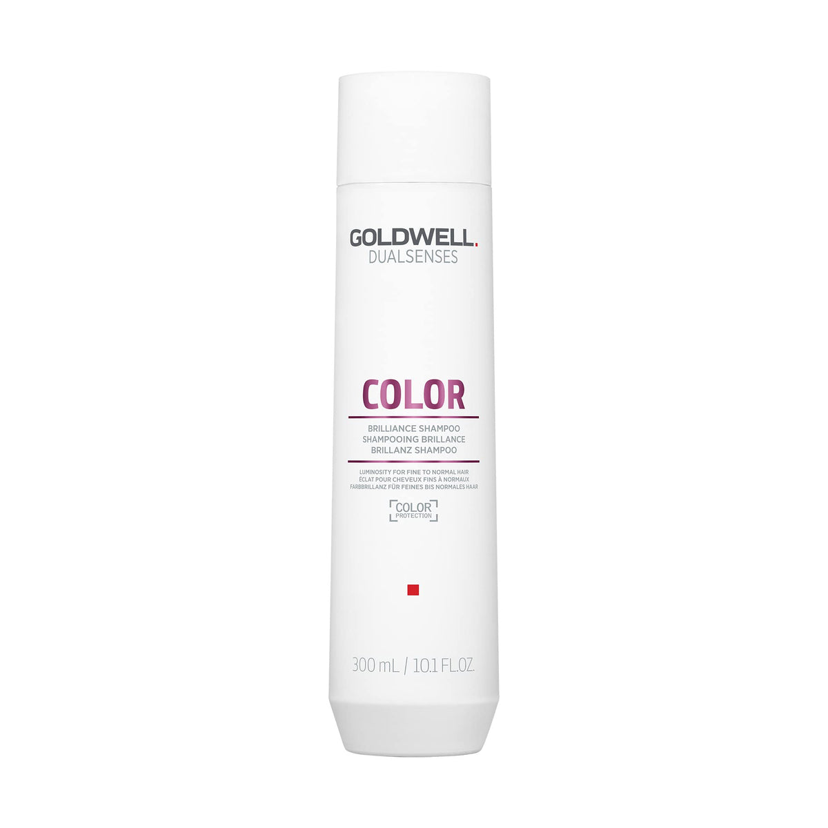 Goldwell front bottle showing product and vibrant shine benefit