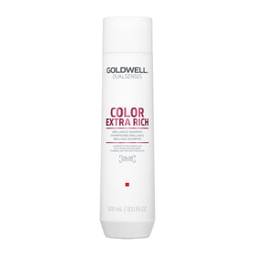 Goldwell bottle front view showing product and vibrant color protection