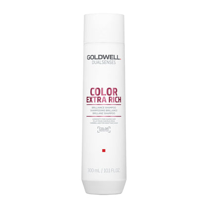 Goldwell bottle front view showing product and vibrant color protection
