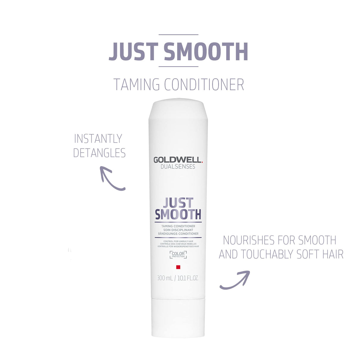 Goldwell back label close-up showing ingredients and usage guidance for clarity