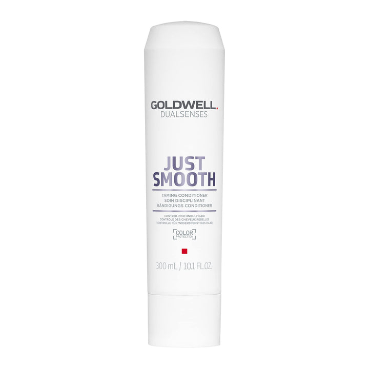 Goldwell bottle front view showing product and sleek design for salon results