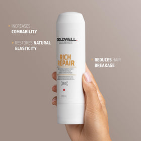 Goldwell pump dispensing conditioner, convenient large-format for salon or home use