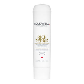Goldwell bottle front view showing Rich Repair label and benefit