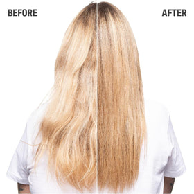Goldwell shampoo and conditioner set showing complementary routine benefit