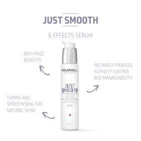 Goldwell Just Smooth pump and cap detail demonstrating easy dispensing