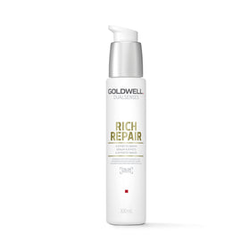 Goldwell bottle front packaging showing product and benefits