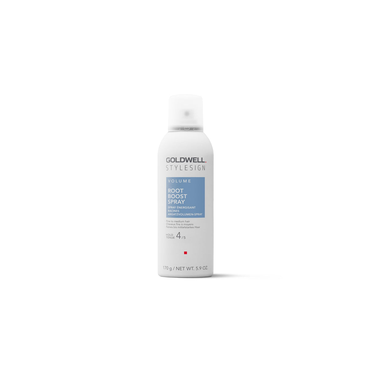 Goldwell bottle front packaging showing product and benefits