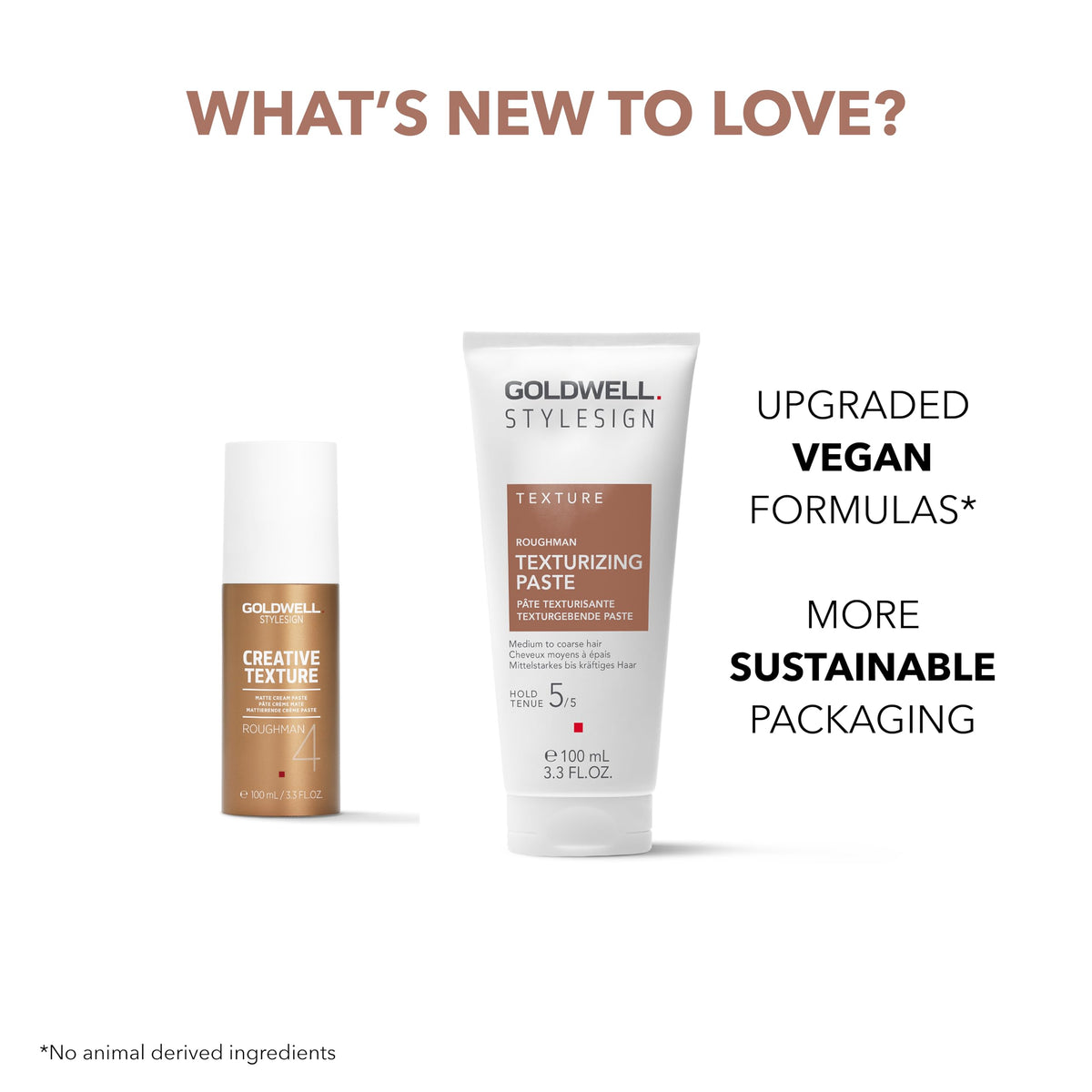 Goldwell Roughman application comb-through on damp hair for control