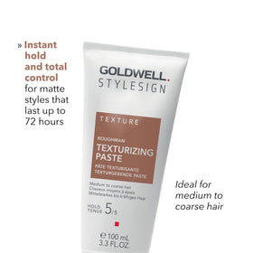 Goldwell Roughman texture close-up highlighting matte paste consistency