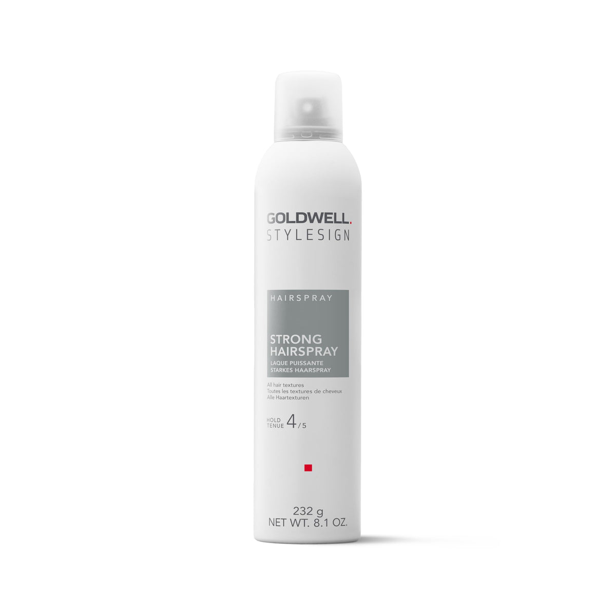 Goldwell front can view showing product branding and strong hold benefit