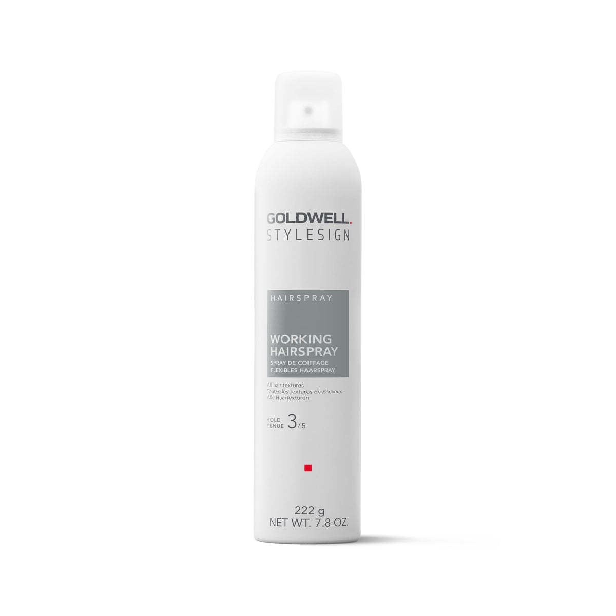 Goldwell front packaging showing label and medium hold benefit